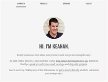 Tablet Screenshot of keanankoppenhaver.com